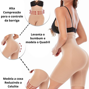 Cinta Modeladora Slim Control Giraffenine, Modele, Afine e Reduza Medidas da Cintura e Quadril