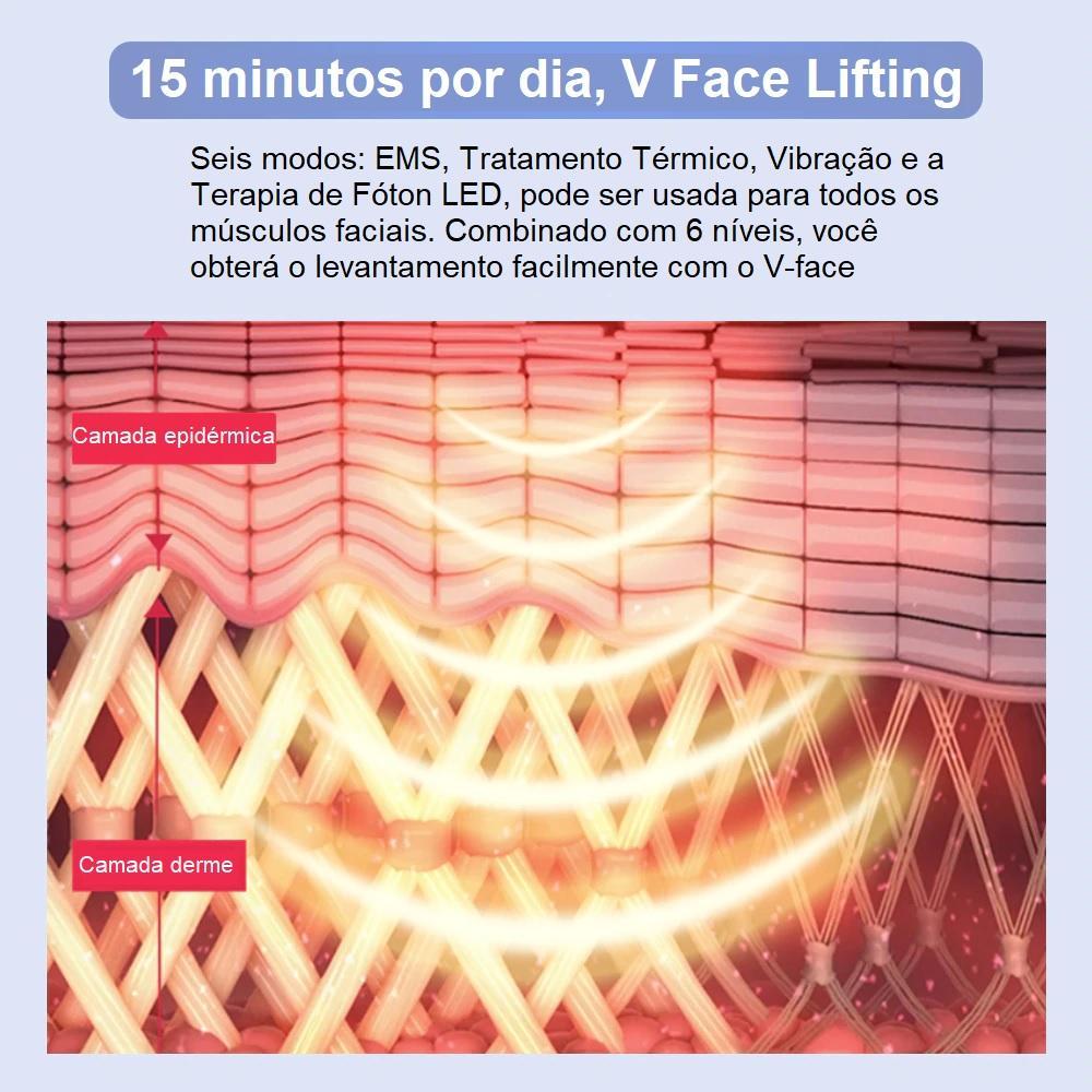 Aparelho Massageador Facial - V Face Lifting - Facial Massage