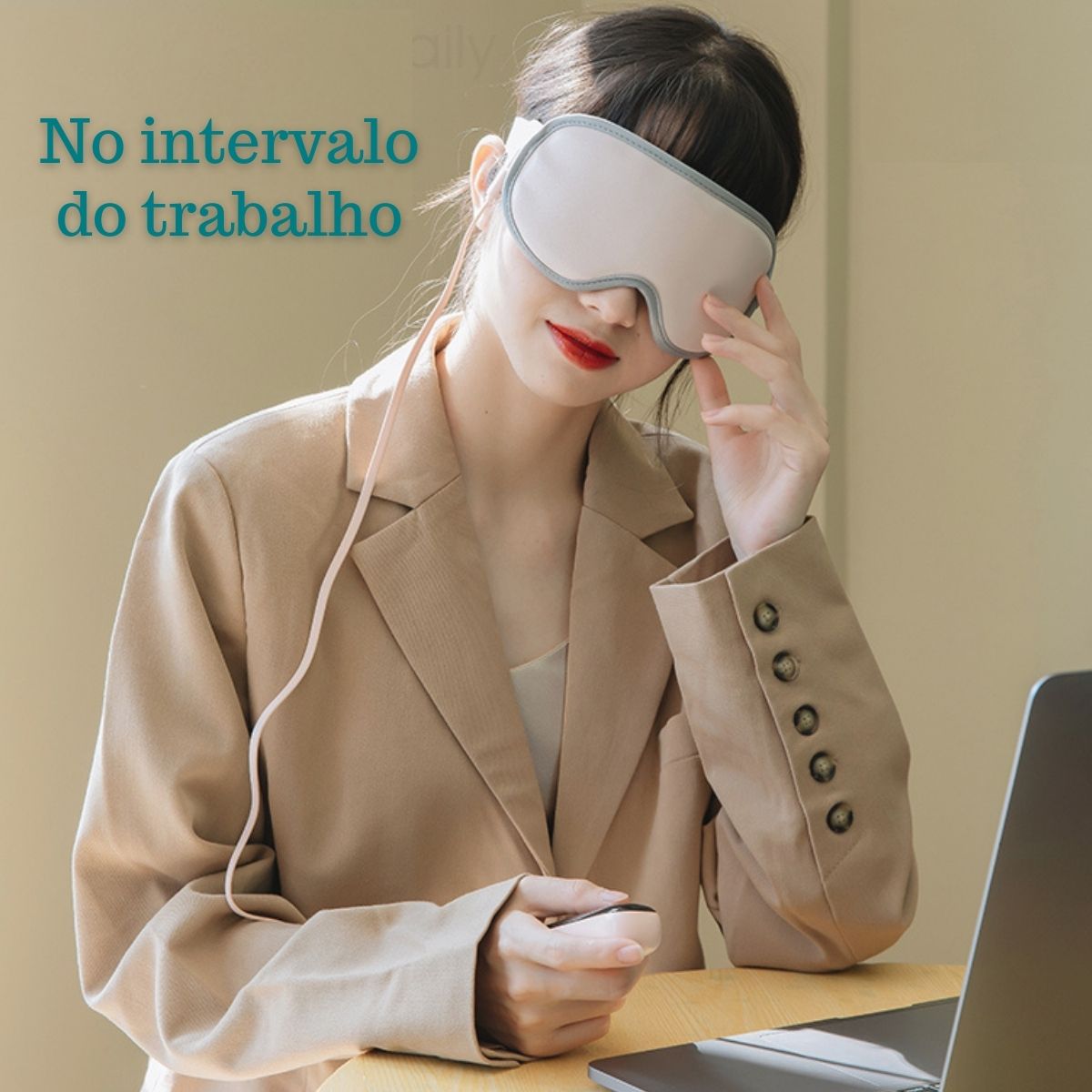 Massageador para Área dos Olhos – Trata Olheiras e Inchaço